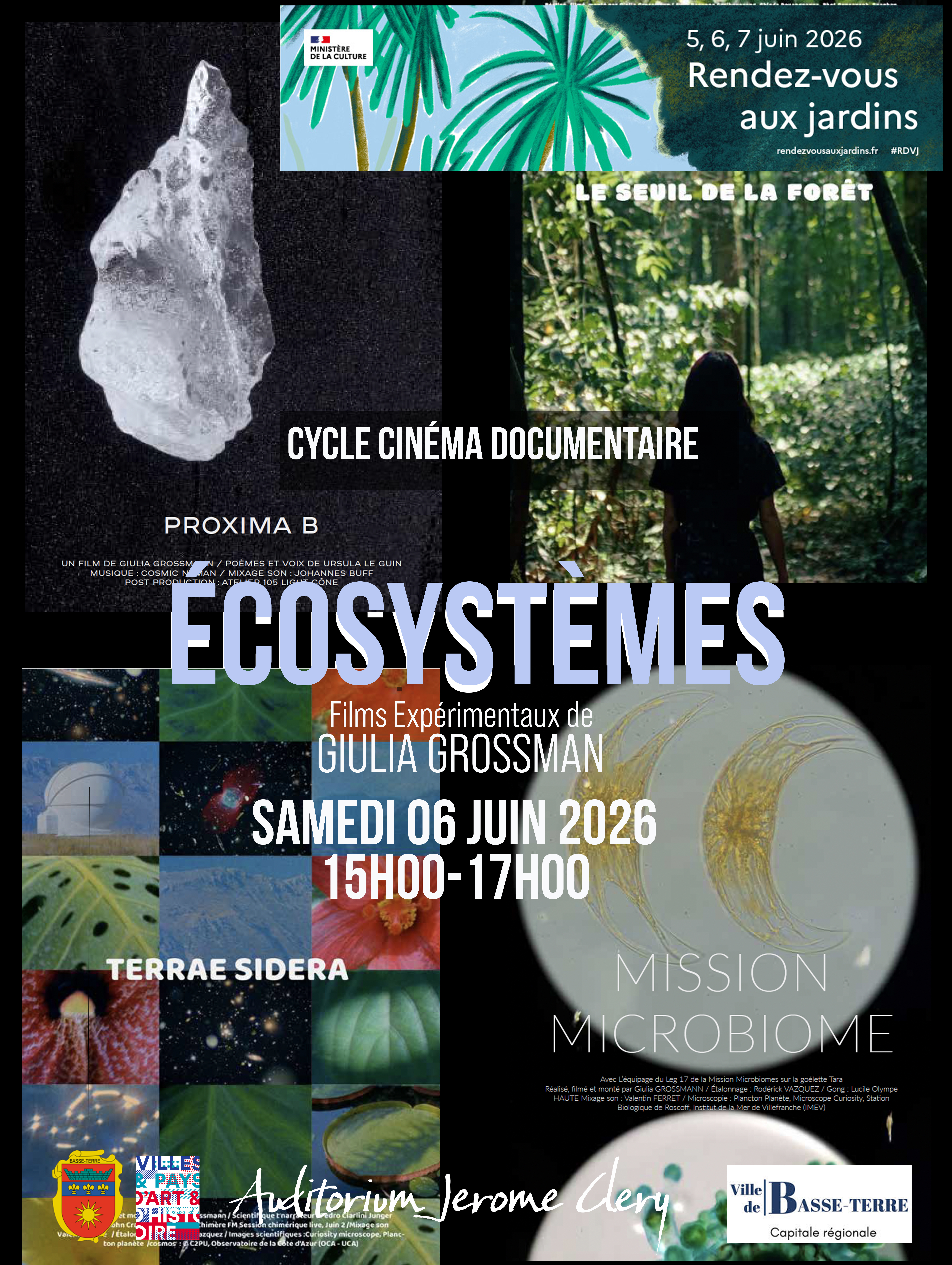 "ÉCOSYSTÈMES" — CYCLE CINÉMA EXPÉRIMENTAL. Une sélection de Giulia GROSSMAN