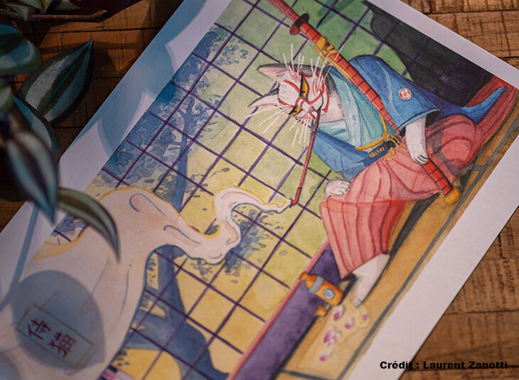 Exposition de peintures et dessins de Laurent Zanotti “Imaginaire et Japon”