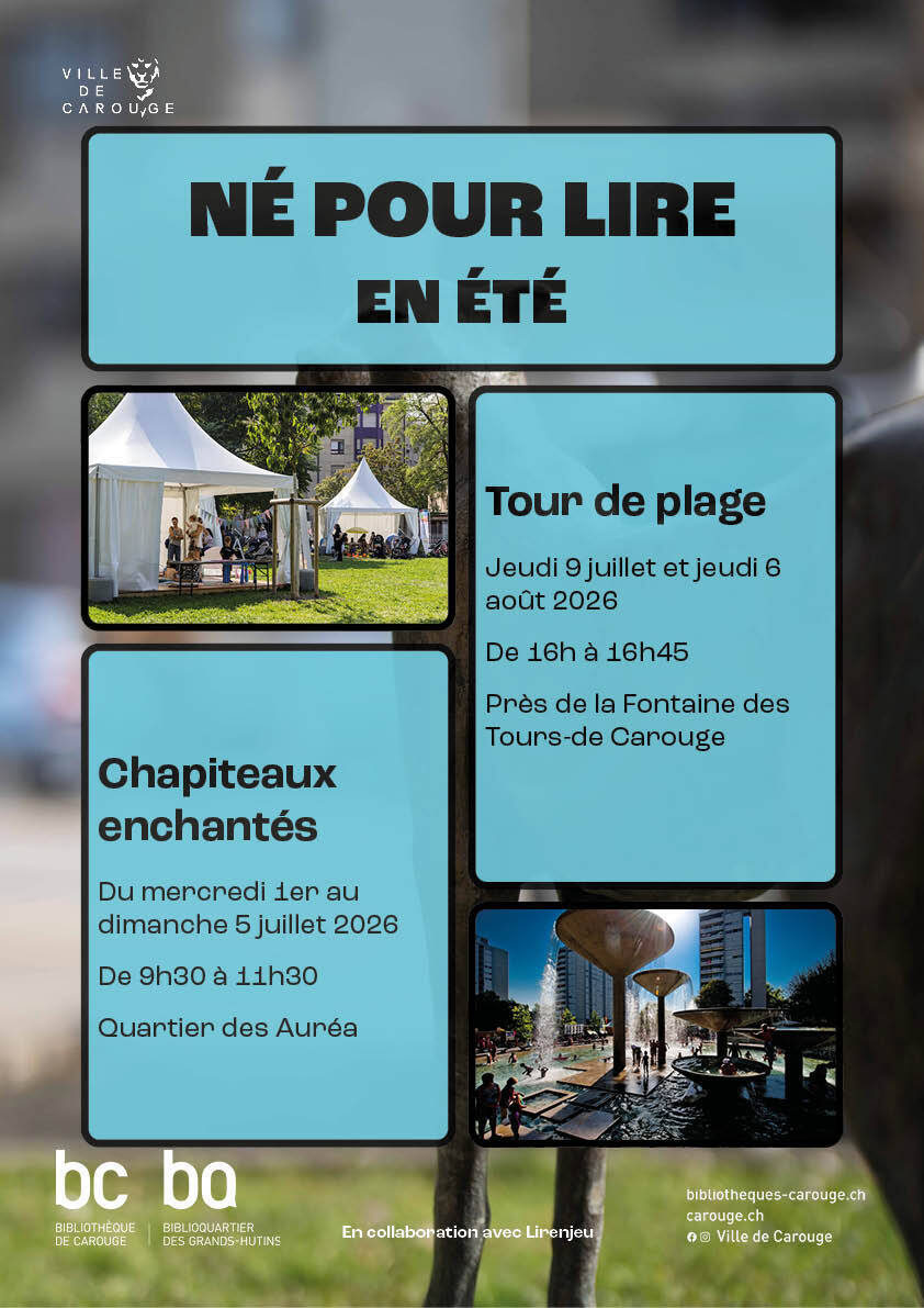 Né pour lire en été : chapiteaux enchantés