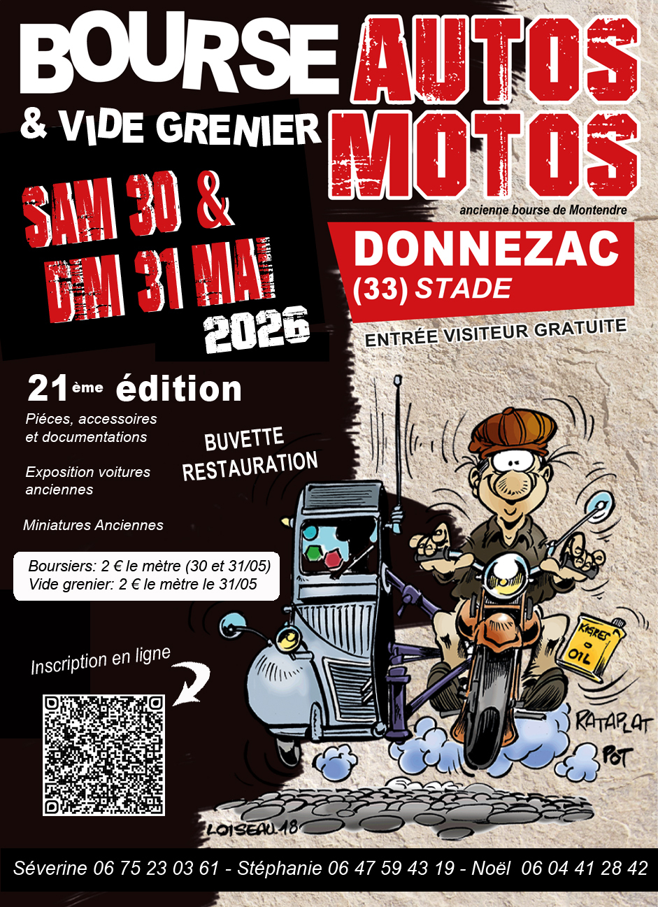 21ème Bourse d'échanges autos motos