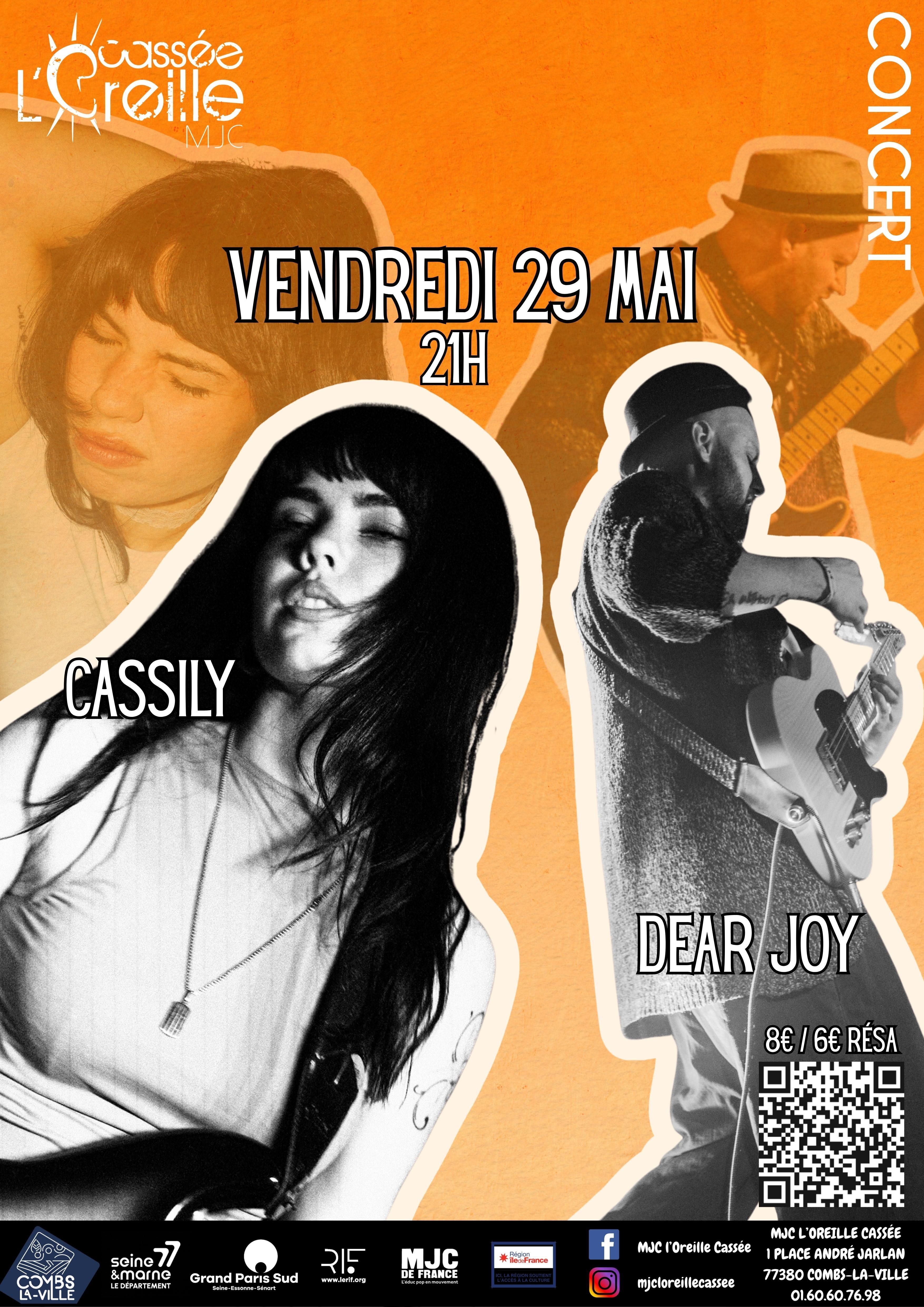 Concert DEAR JOY + CASSILY