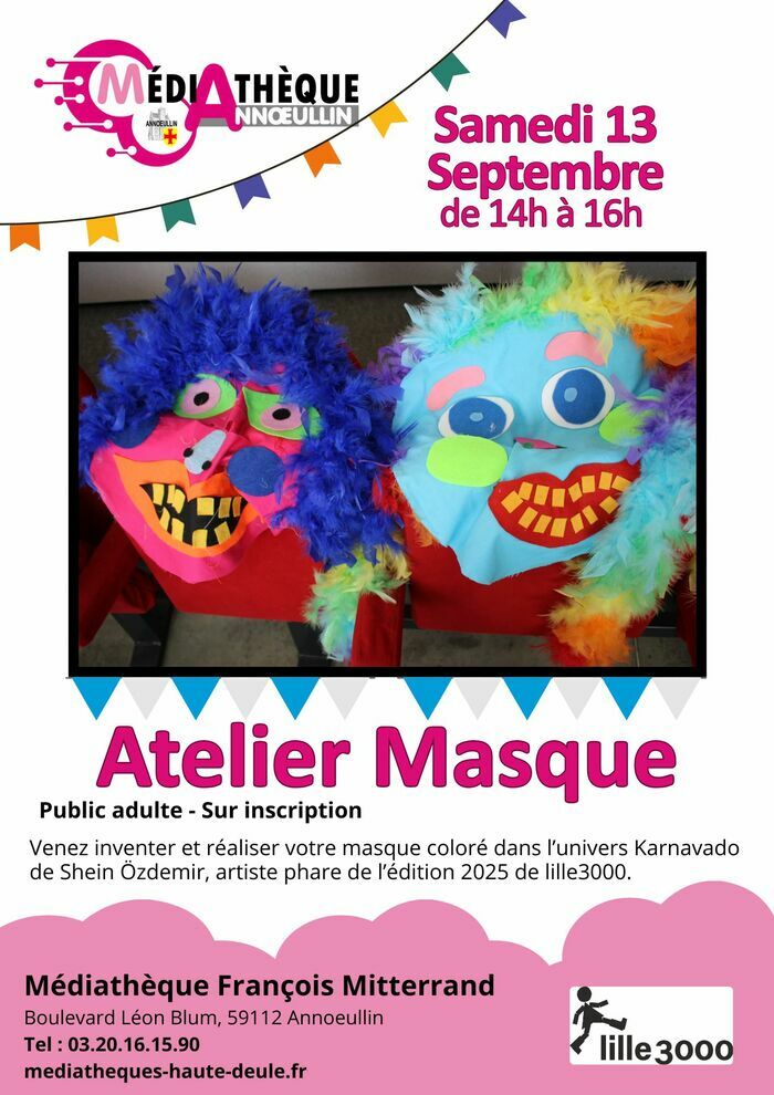 Atelier Masque - Fiesta Lille 3000