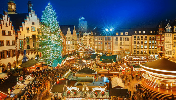 Ensemble au marché de Noël de Bruges