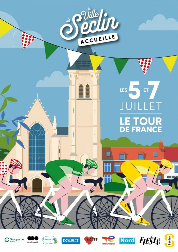 Fête pour le passage du Tour de France à Seclin