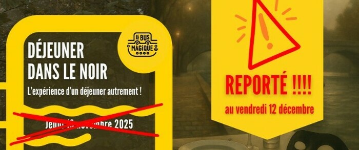 Déjeuner dans le noir