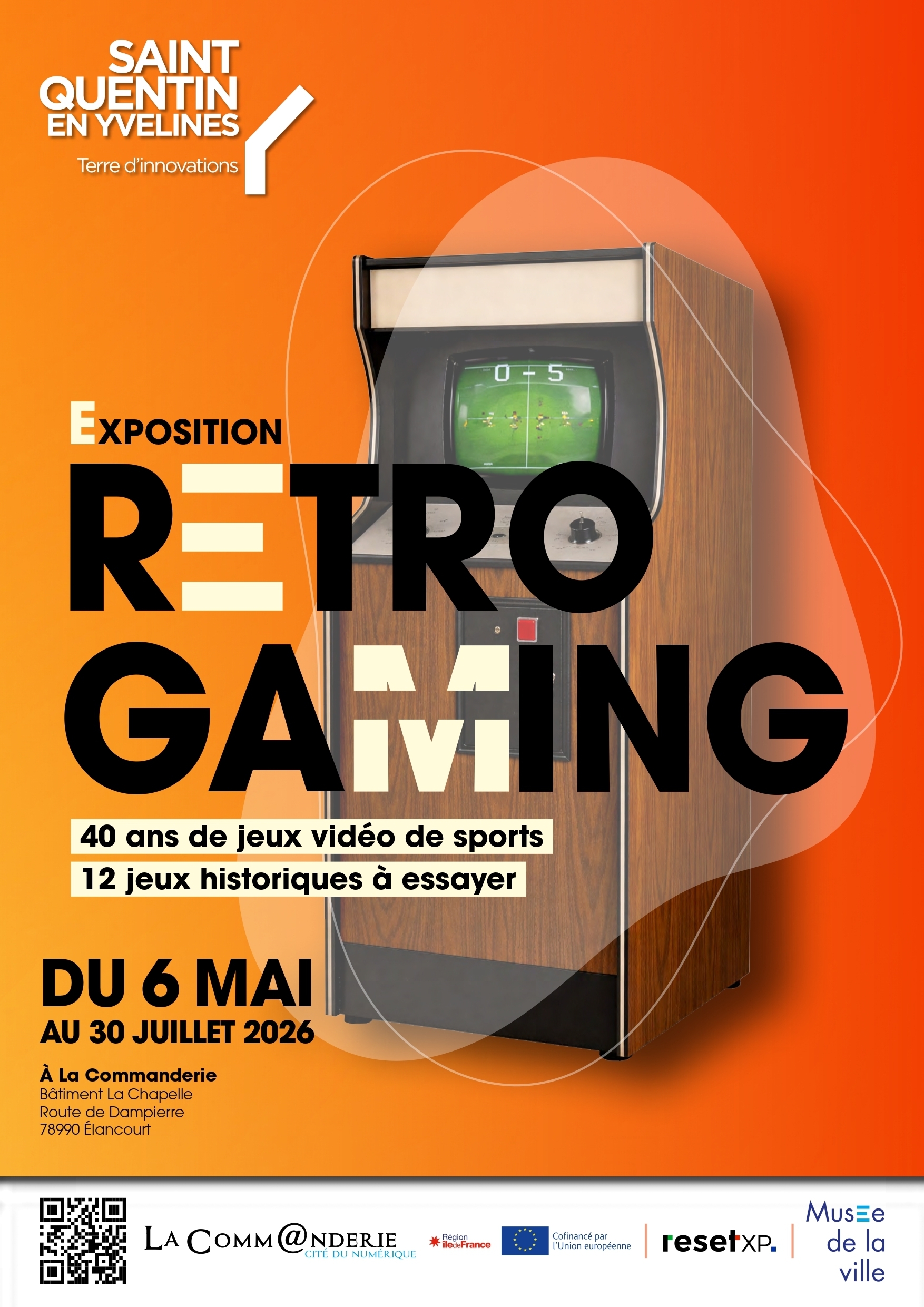 Exposition Retro gaming à la Comm@nderie du 06 mai au 29 juillet 2026