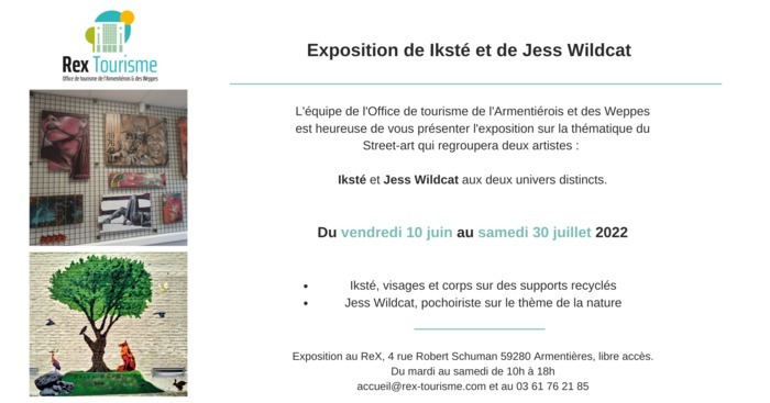 Pschitt ! #2 Exposition d'Iksté et de Jess Wildcat