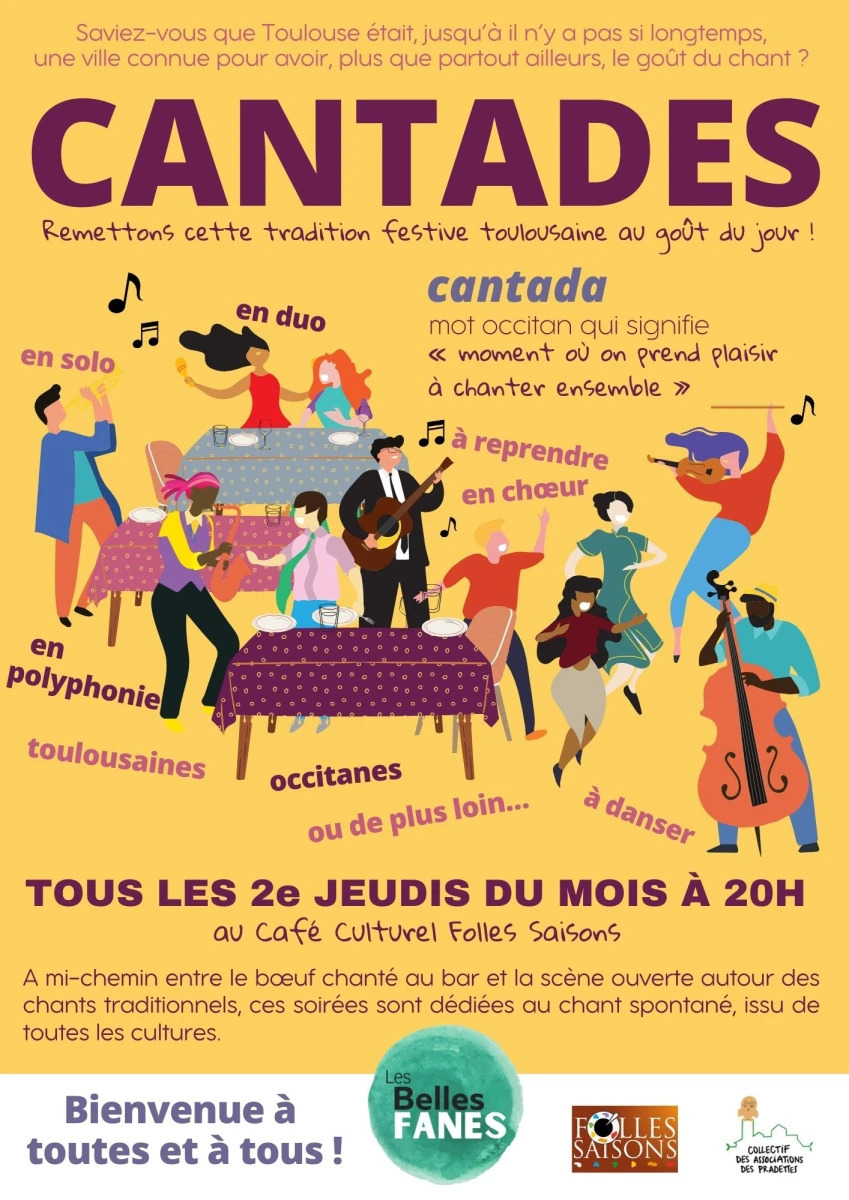 CANTADA, soirée dédiée au chant spontané de tradition orale