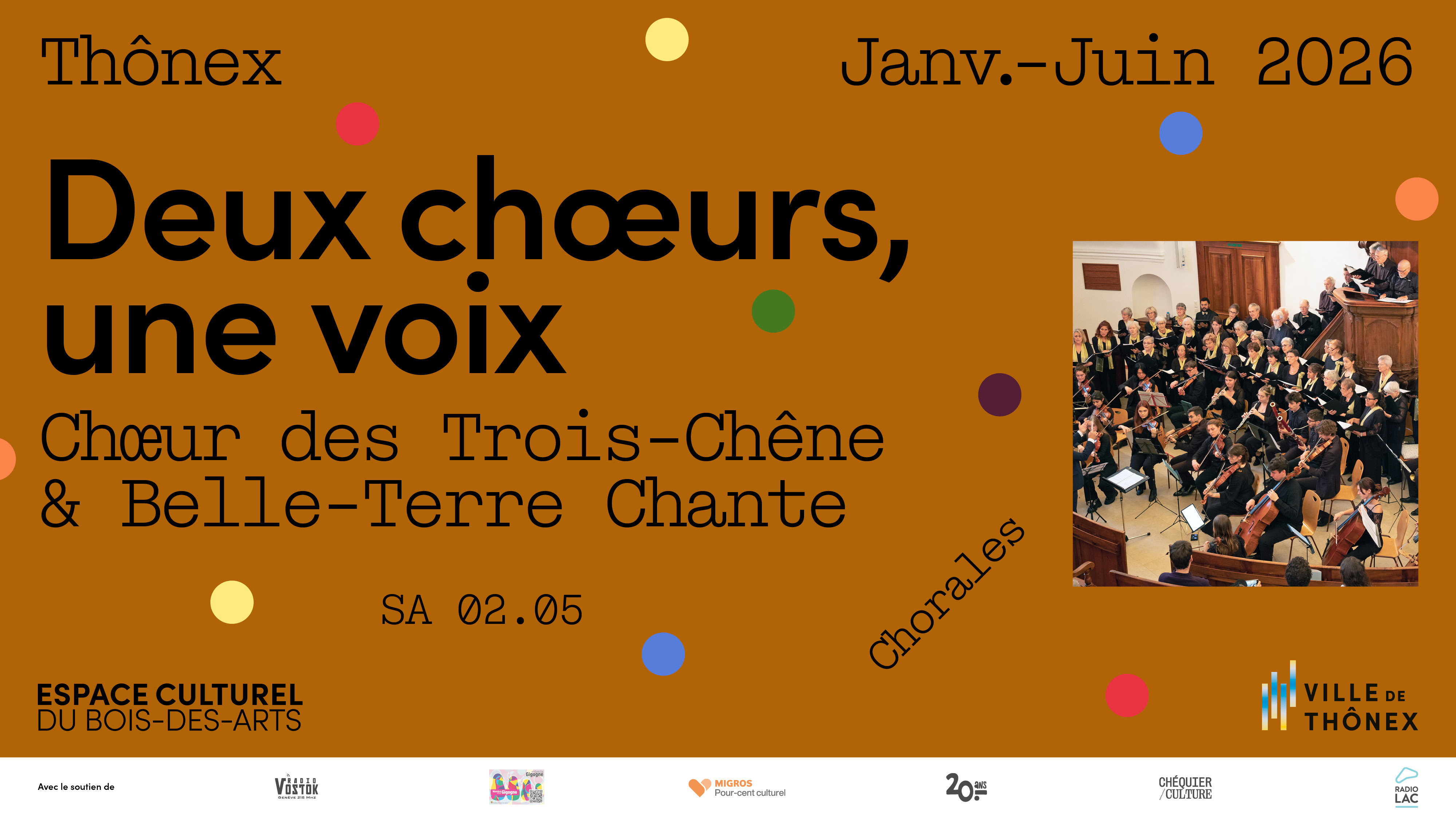 Deux choeurs, une voix