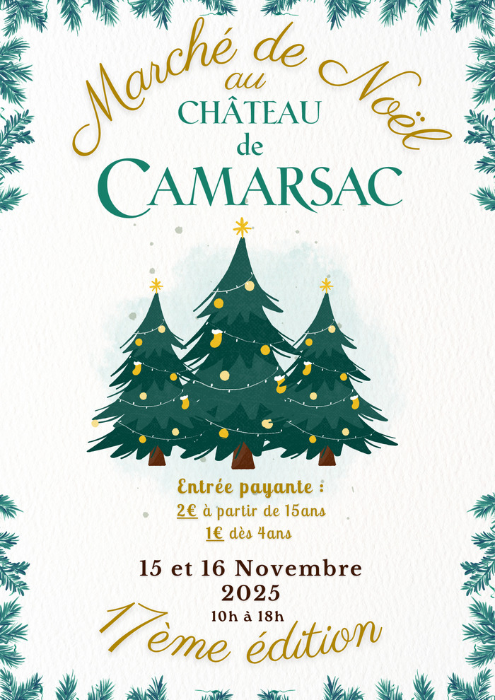 Marché de Noël au château de Camarsac
