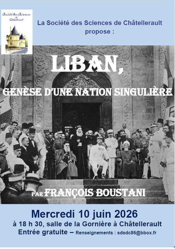 Liban, genèse d'une nation singulière, conférence de François Boustani