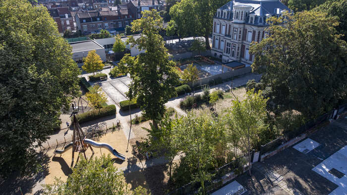 Inauguration du square des Mères