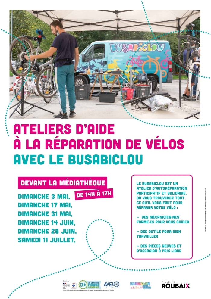 Ateliers d'aide à la réparation de vélos