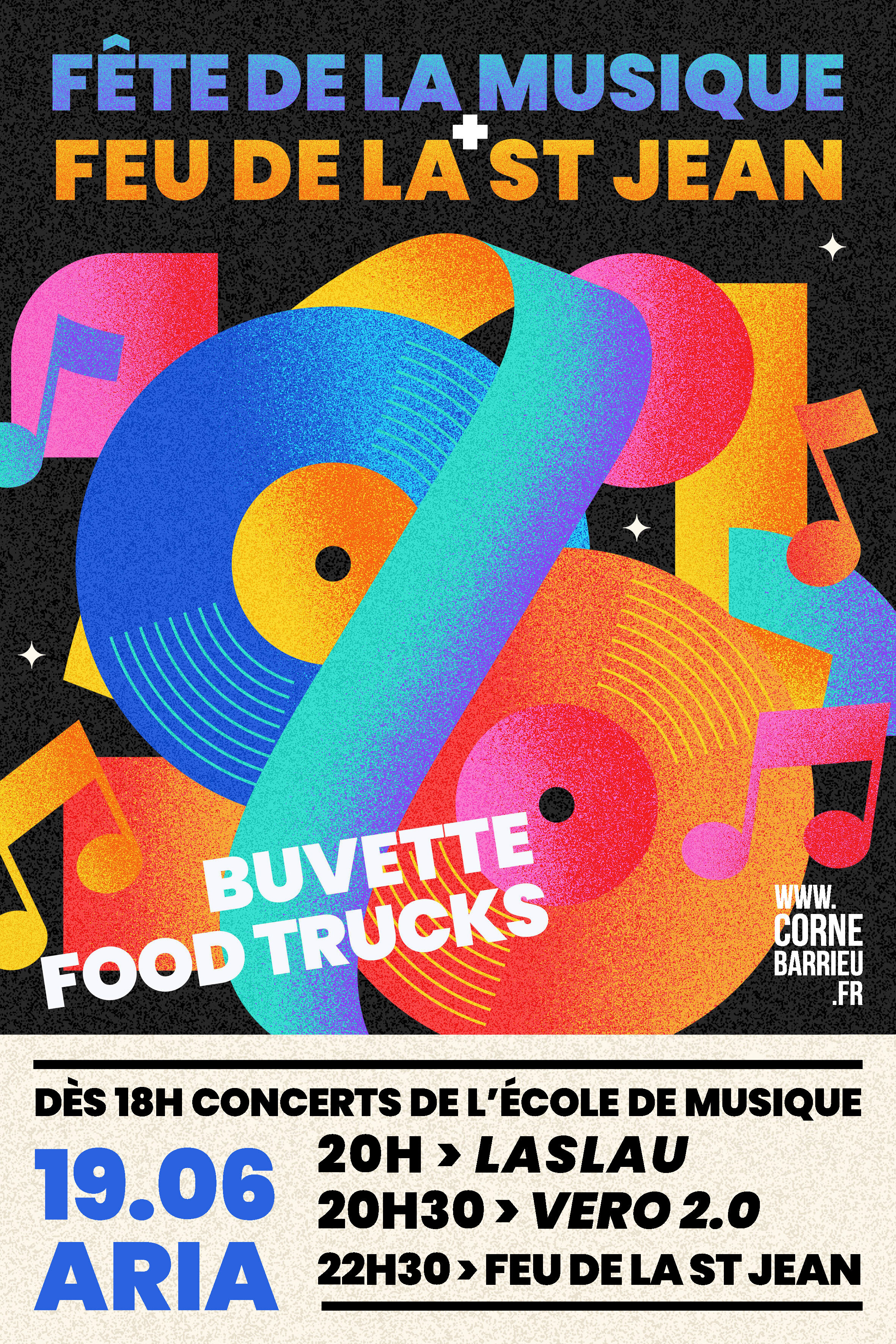 Fête de la musique & feu de la Saint-Jean
