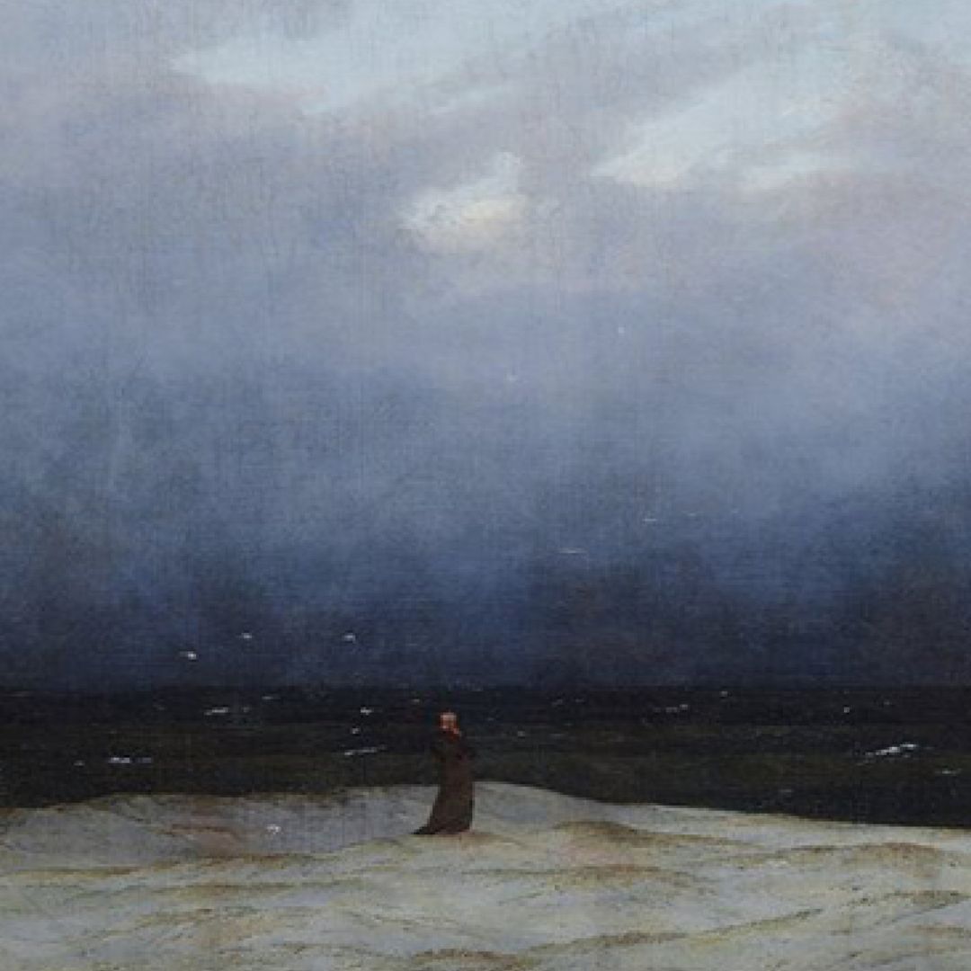 Le moine au bord de la mer