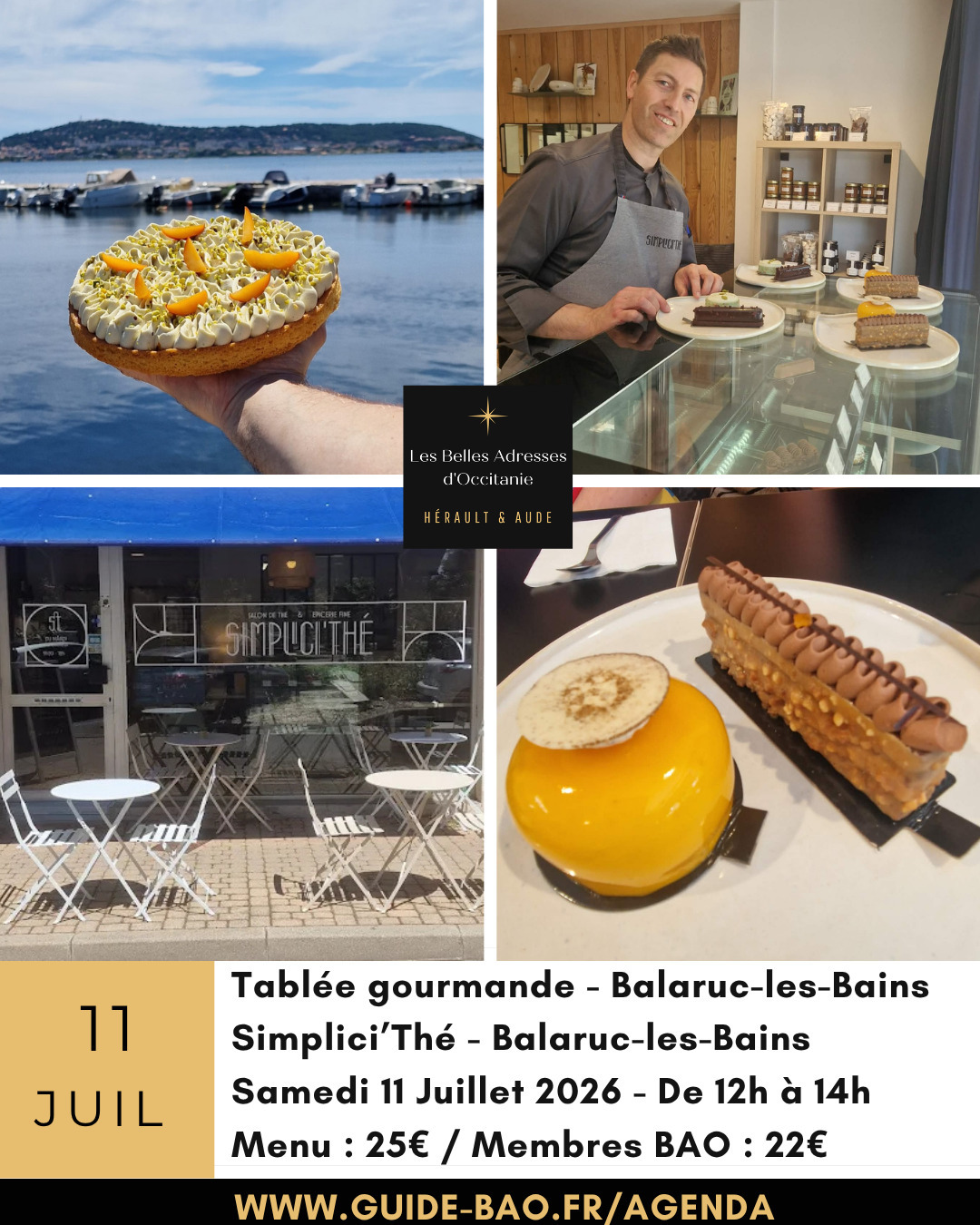 Tablée gourmande chez Simplici'Thé Balaruc