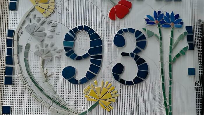 Atelier : Numéro de porte en mosaïque