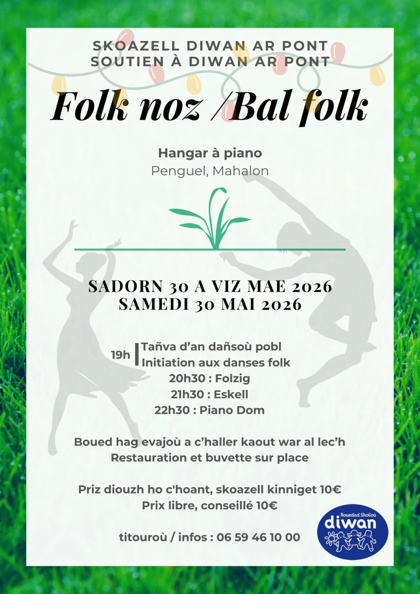 Bal Folk de l'école Diwan Pontekroaz