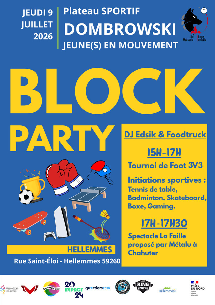 Block party - Heure d'été - Nos quatiers d'été - 9/7