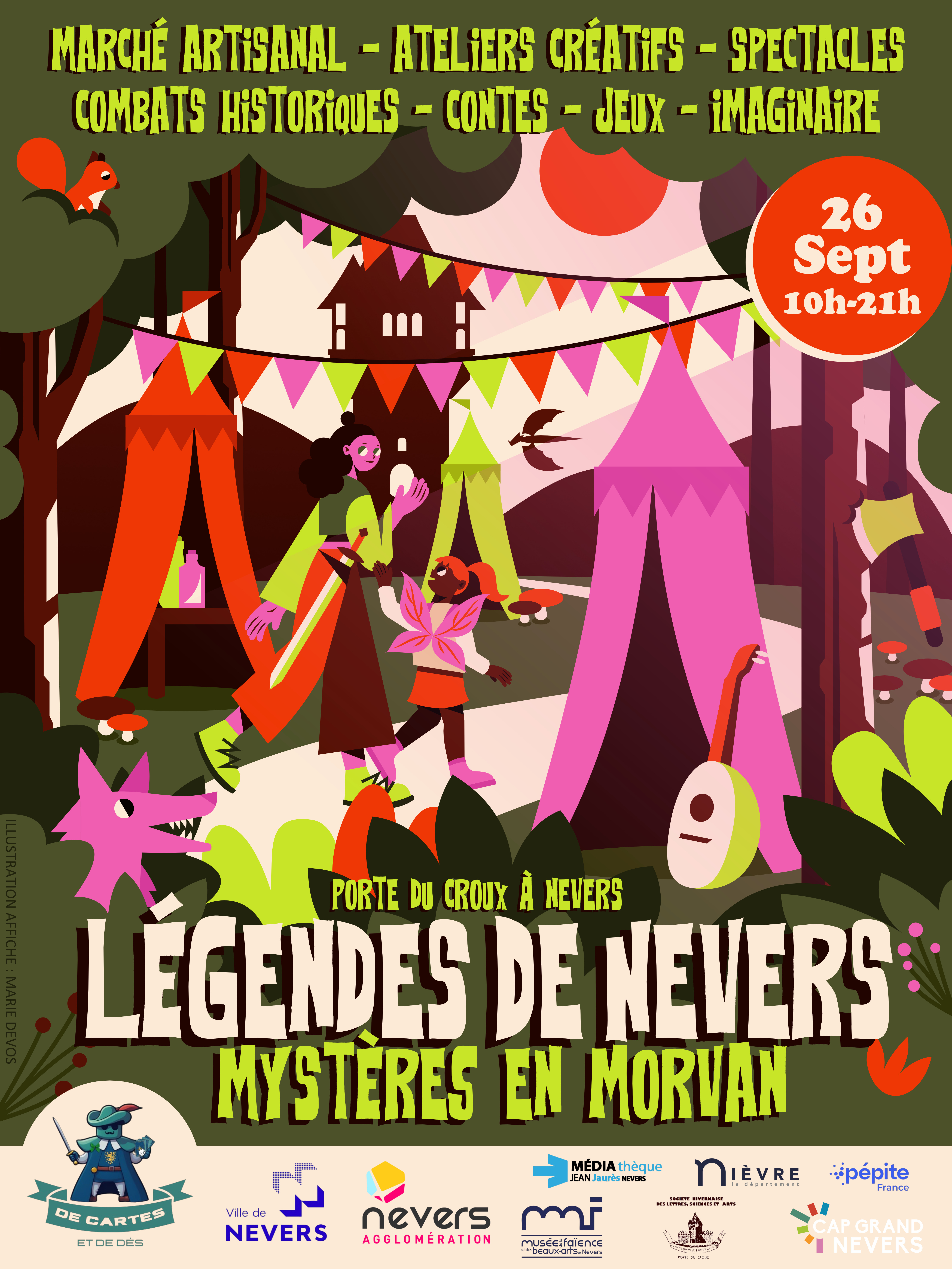 Légendes de Nevers 3ème édition : Mystères en Morvan