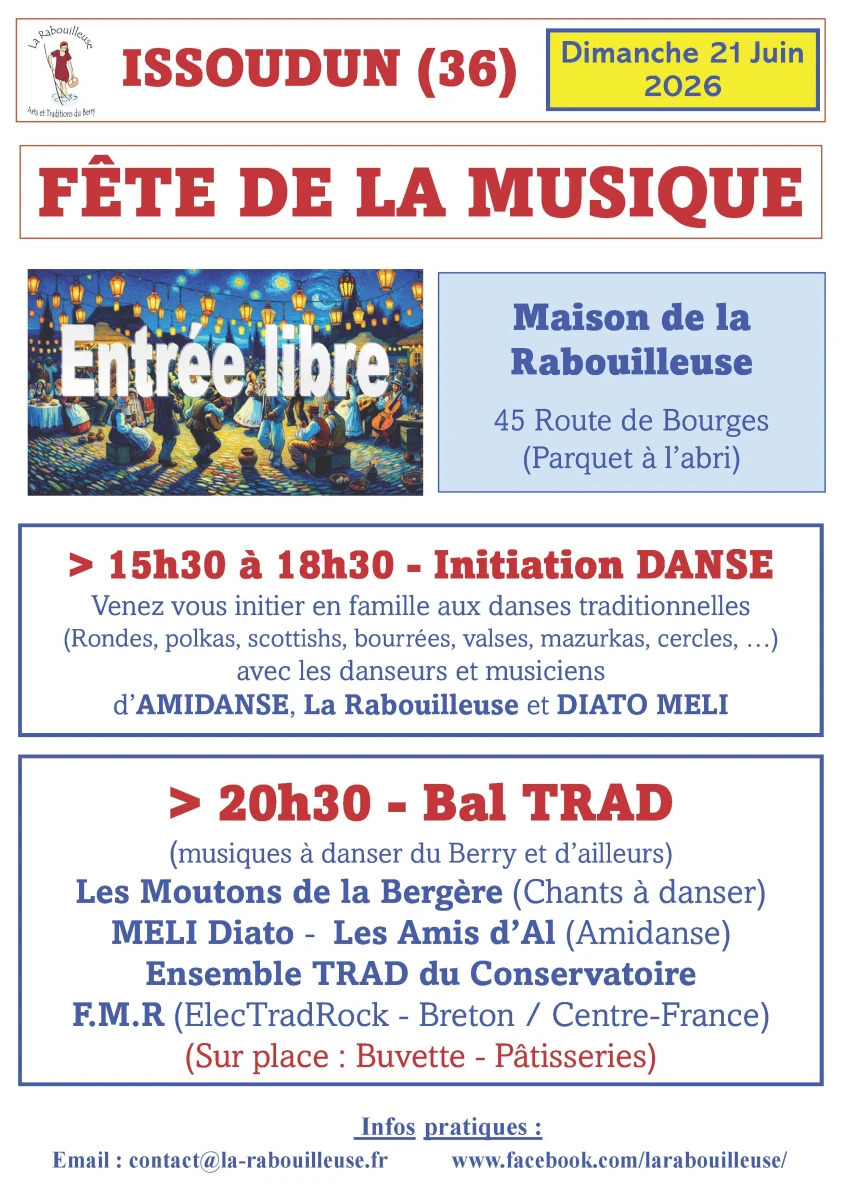 Fête de la Musique - Initiation danses TRAD - Bal TRAD