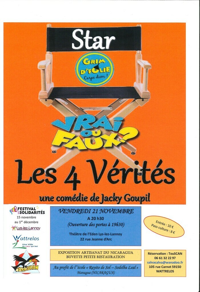 Comédie "LES 4 VÉRITÉS"
