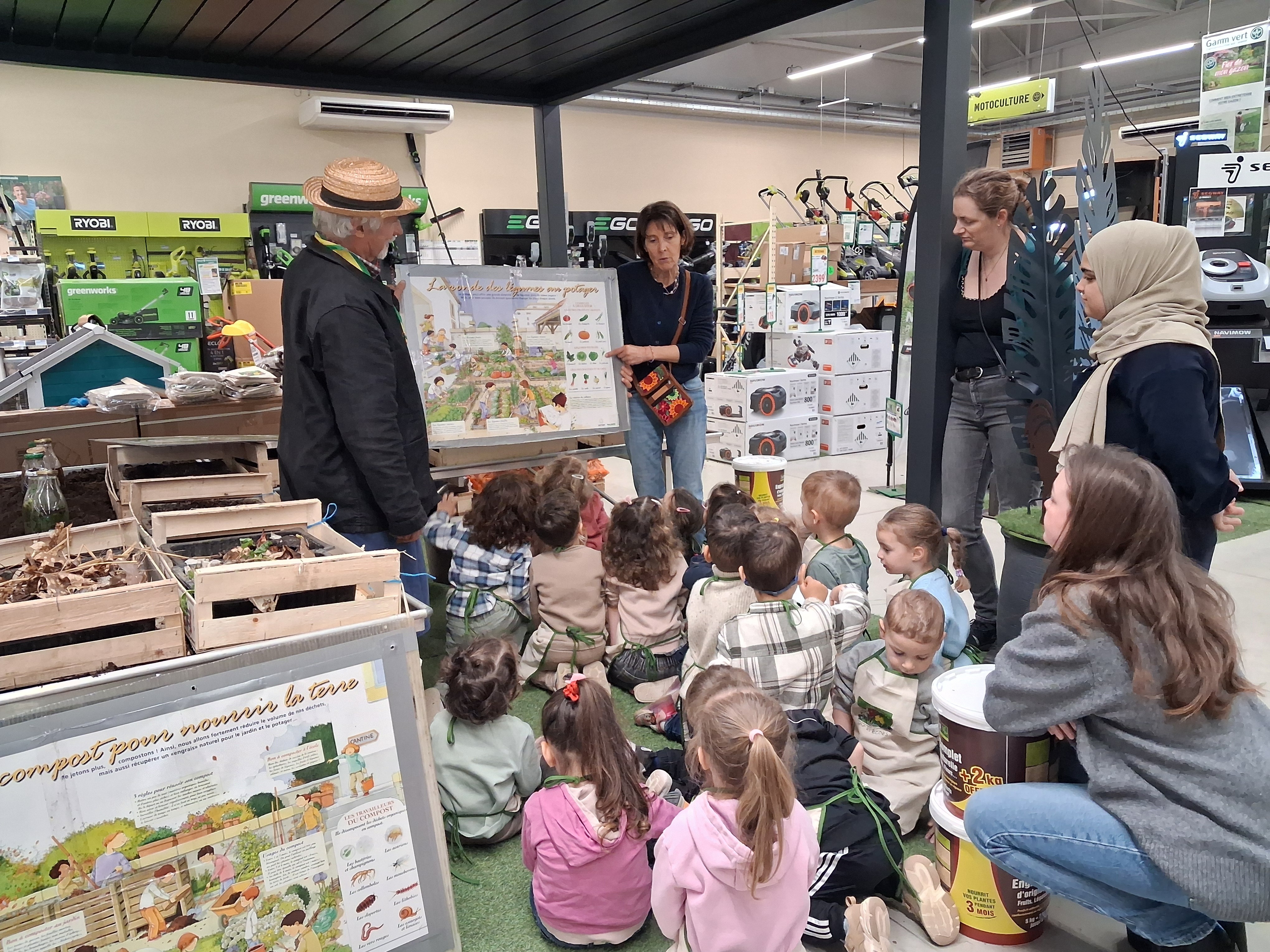 visite commentée d'un jardin pédagogique