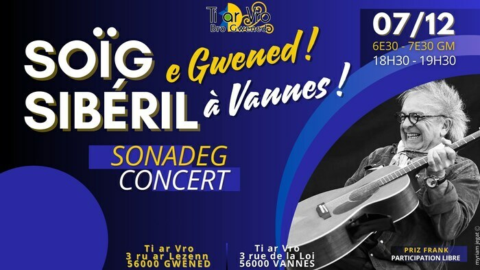 Concert intimiste organisé à l'issue de la master class de Soïg Sibéril à Ti ar Vro
