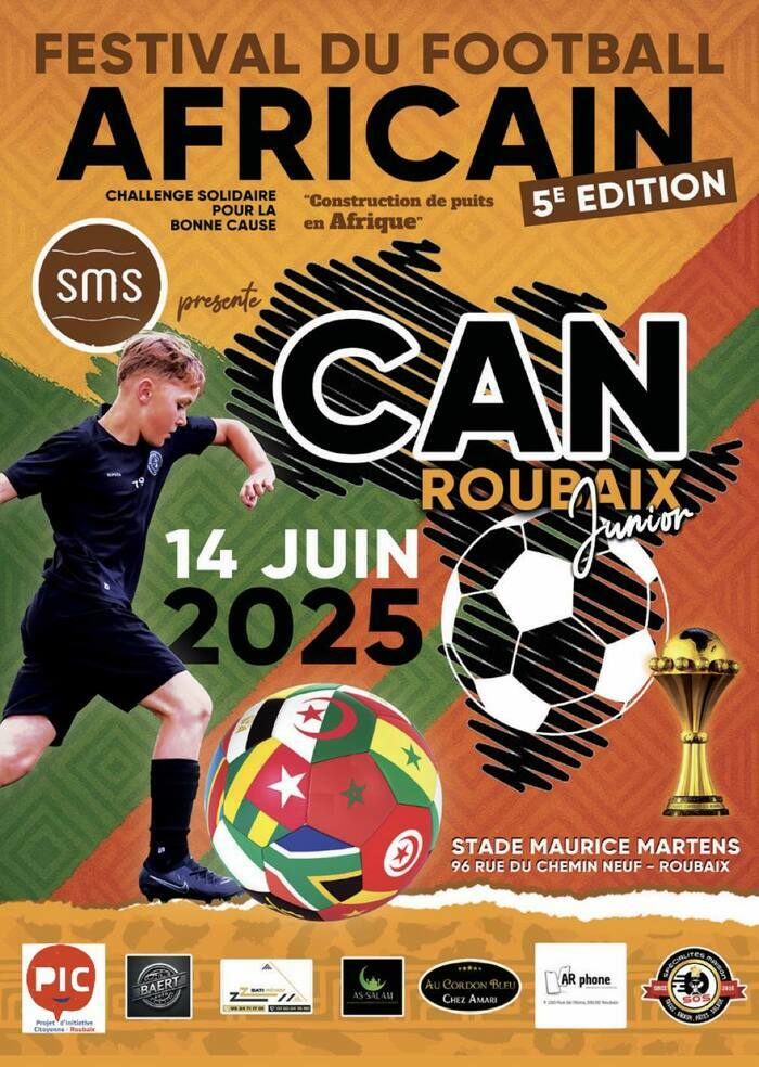 CAN Roubaix Junior – 5e édition du football africain