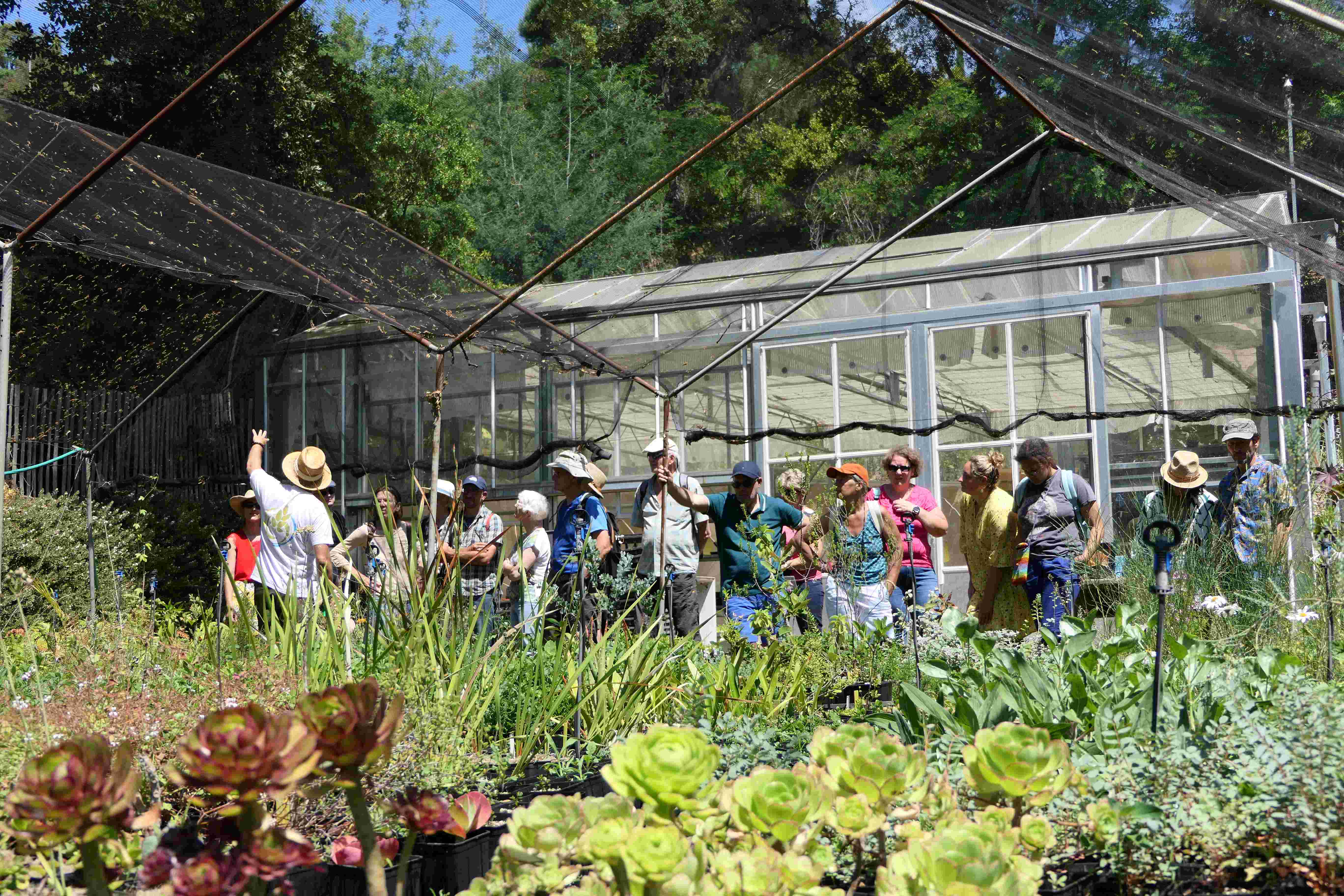 Visite des "coulisses" du Jardin