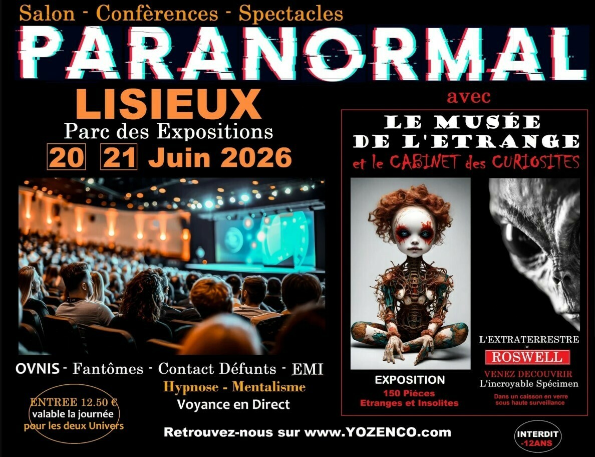 Salon du Paranormal au Parc des Expositions à Lisieux