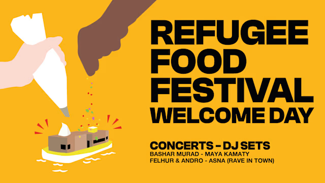 BASHAR MURAD en concert au REFUGEE FOOD FESTIVAL - WELCOME DAY