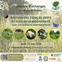 Journée d’échanges : Gestion des espaces verts et suivi de la biodiversité avec les sciences participatives