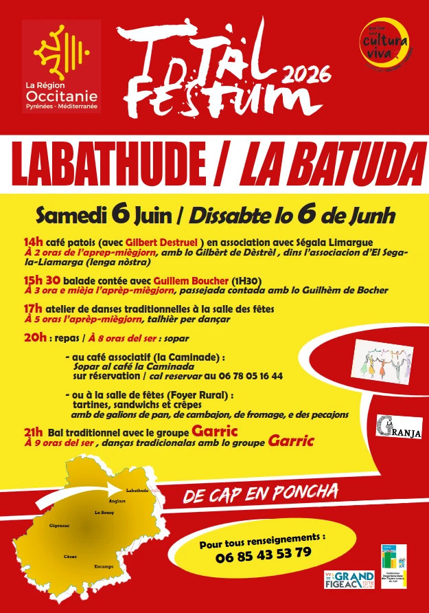 Journée festive Occitane à Labathude - TOTAL FESTUM