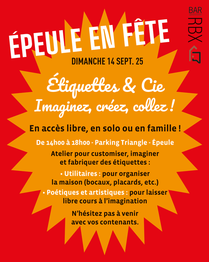 Étiquettes & Cie : Imaginez, créez, collez !
