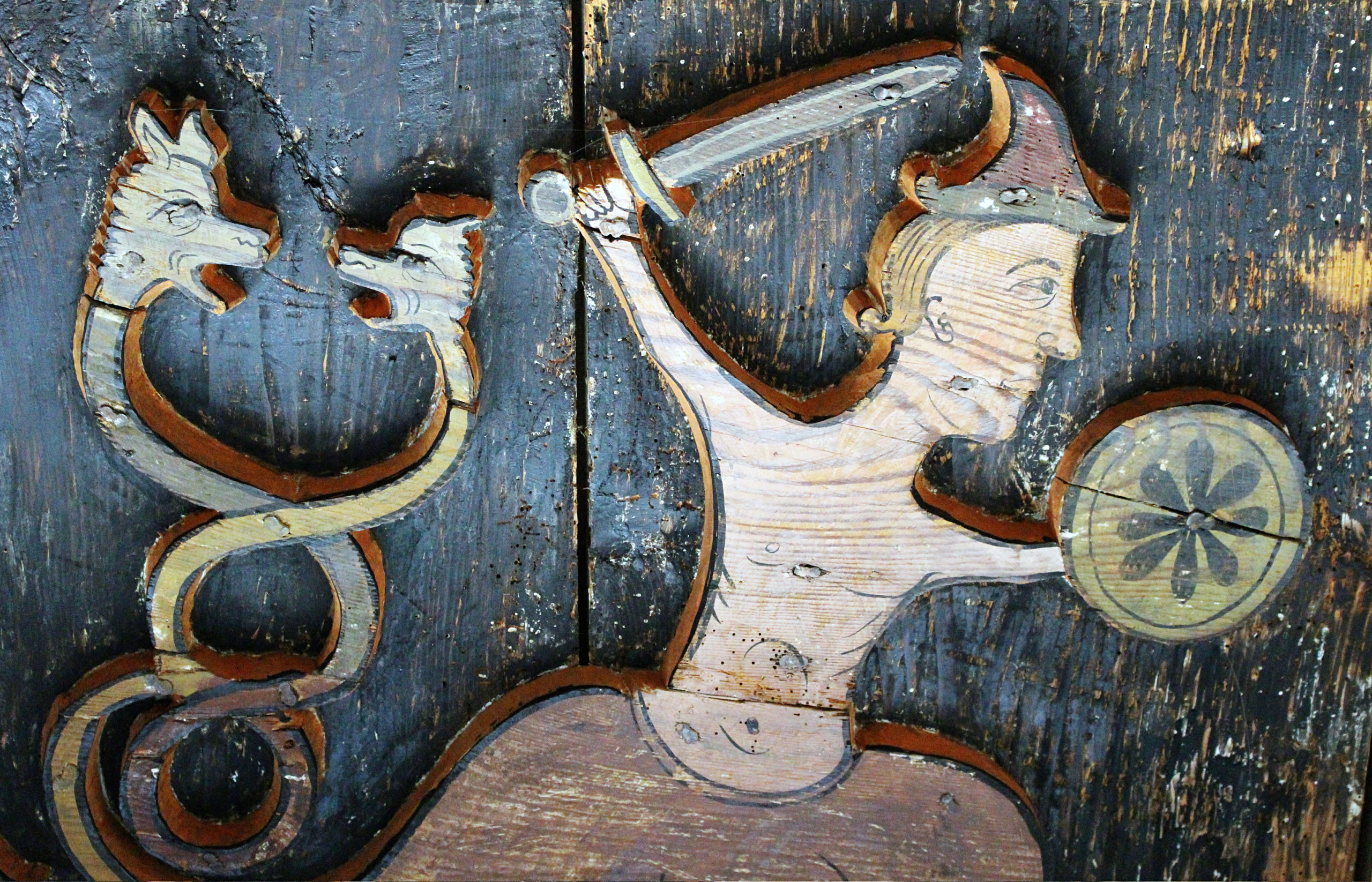 Visite commentée du plafond peint armorié