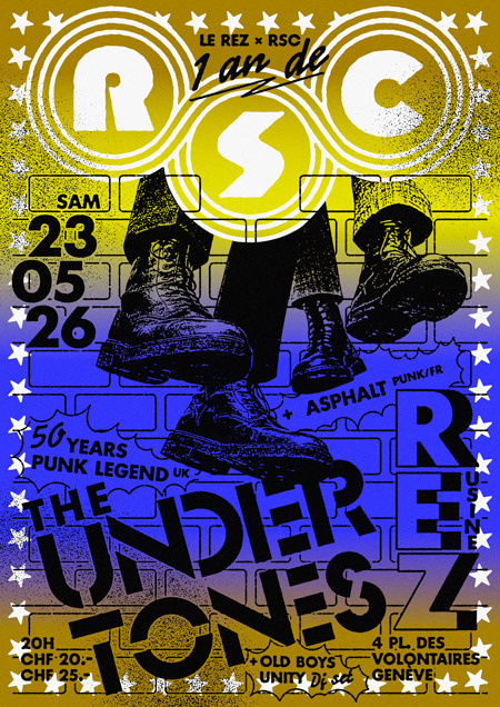 THE UNDERTONES + ASPHALT - 1 AN DU ROOSEVELT SPORTS CLUB