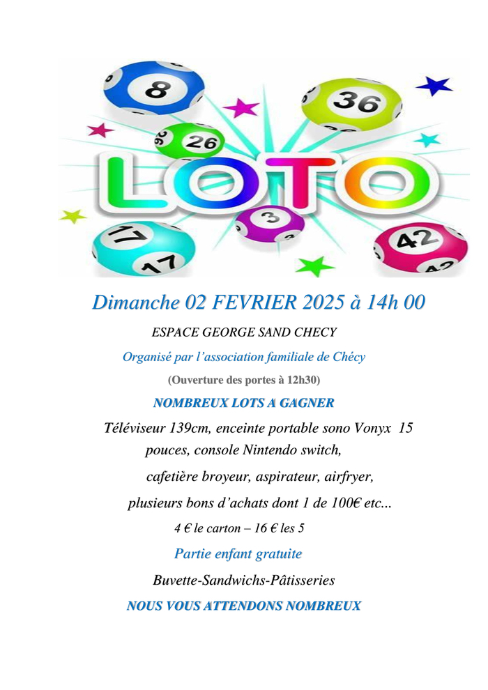 LOTO Le 2 fév 2025