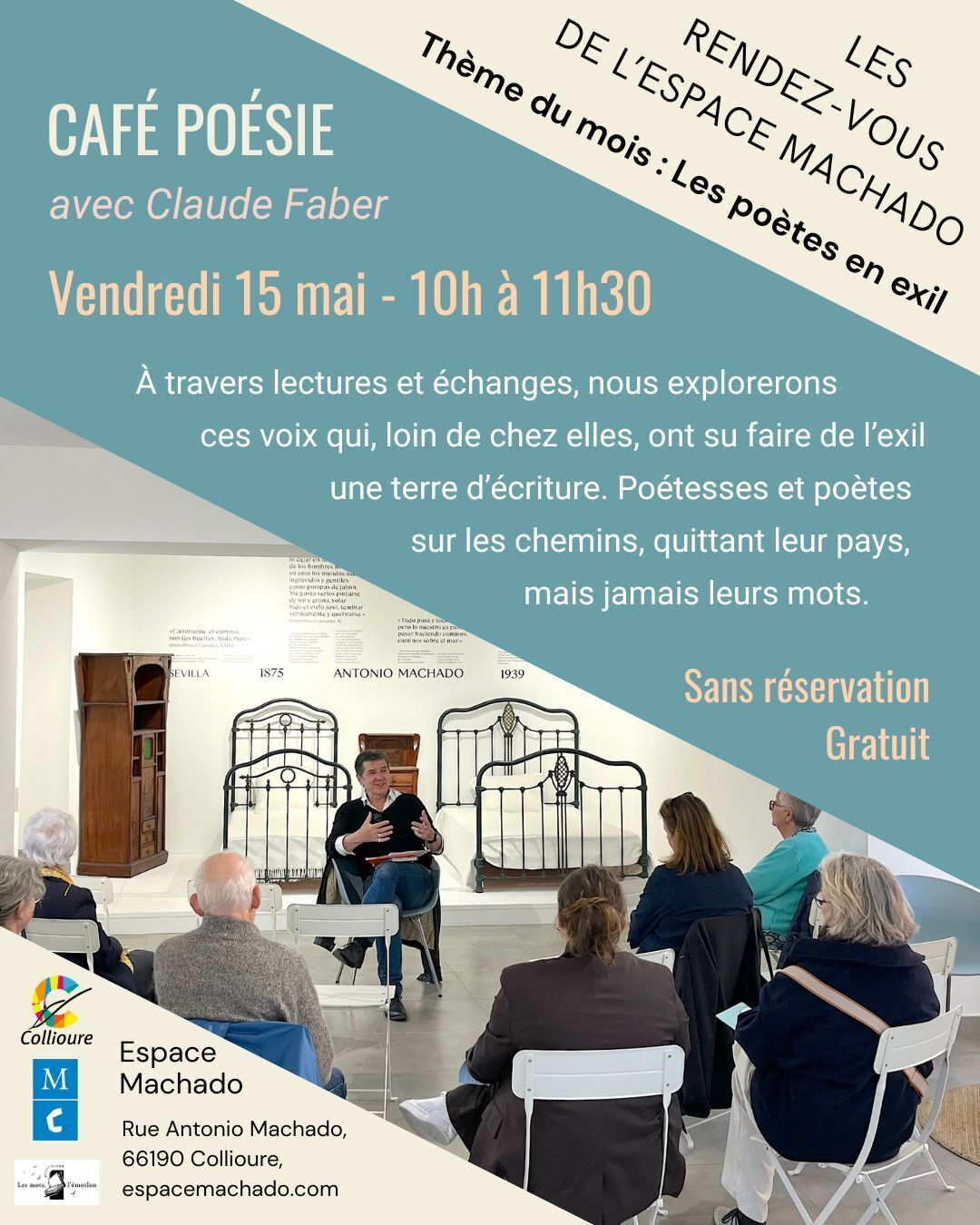 Café poésie avec Claude Faber