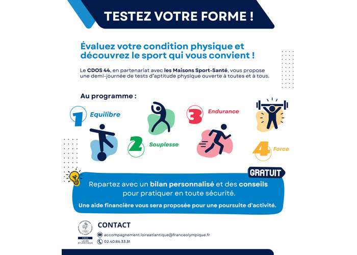 Testez votre forme ! - pour les 60 ans et plus