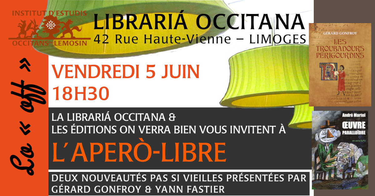 « L’aperò-libre », le « off » de Lire à Limoges