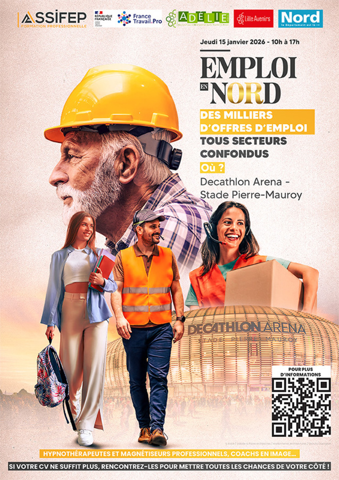 Emploi en Nord : un salon de l’emploi gratuit pour dynamiser le marché du travail dans les Hauts-de-France
