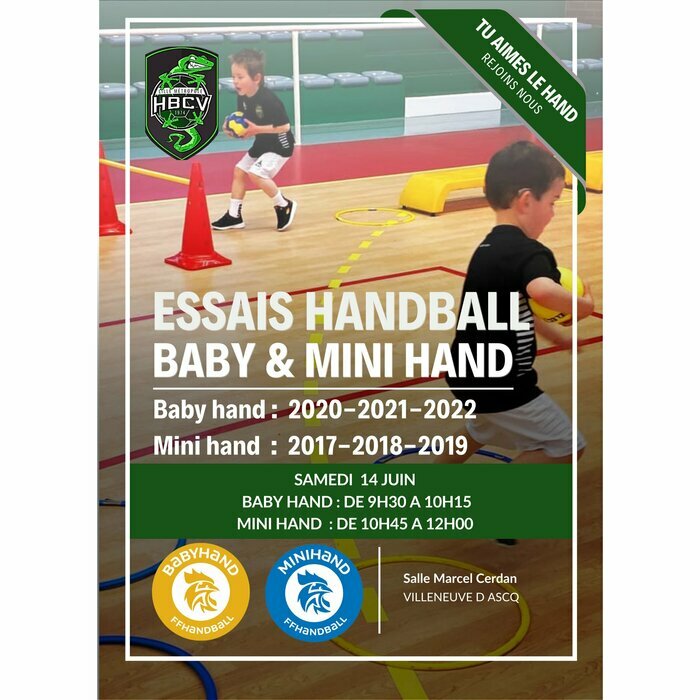 ESSAIS MINI & BABY HAND AU LM-HBCV 14/06/2025