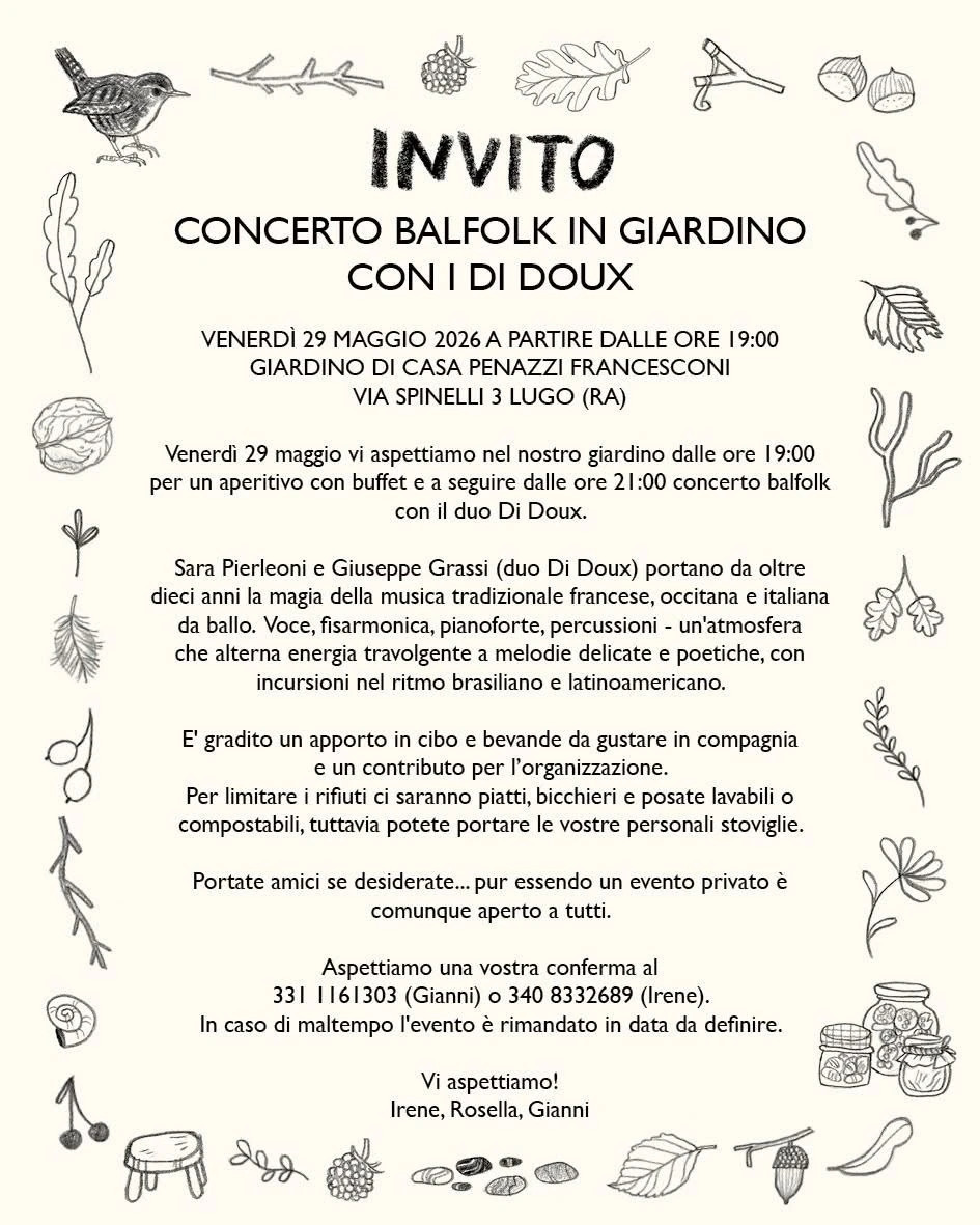 Concerto a ballo in giardino