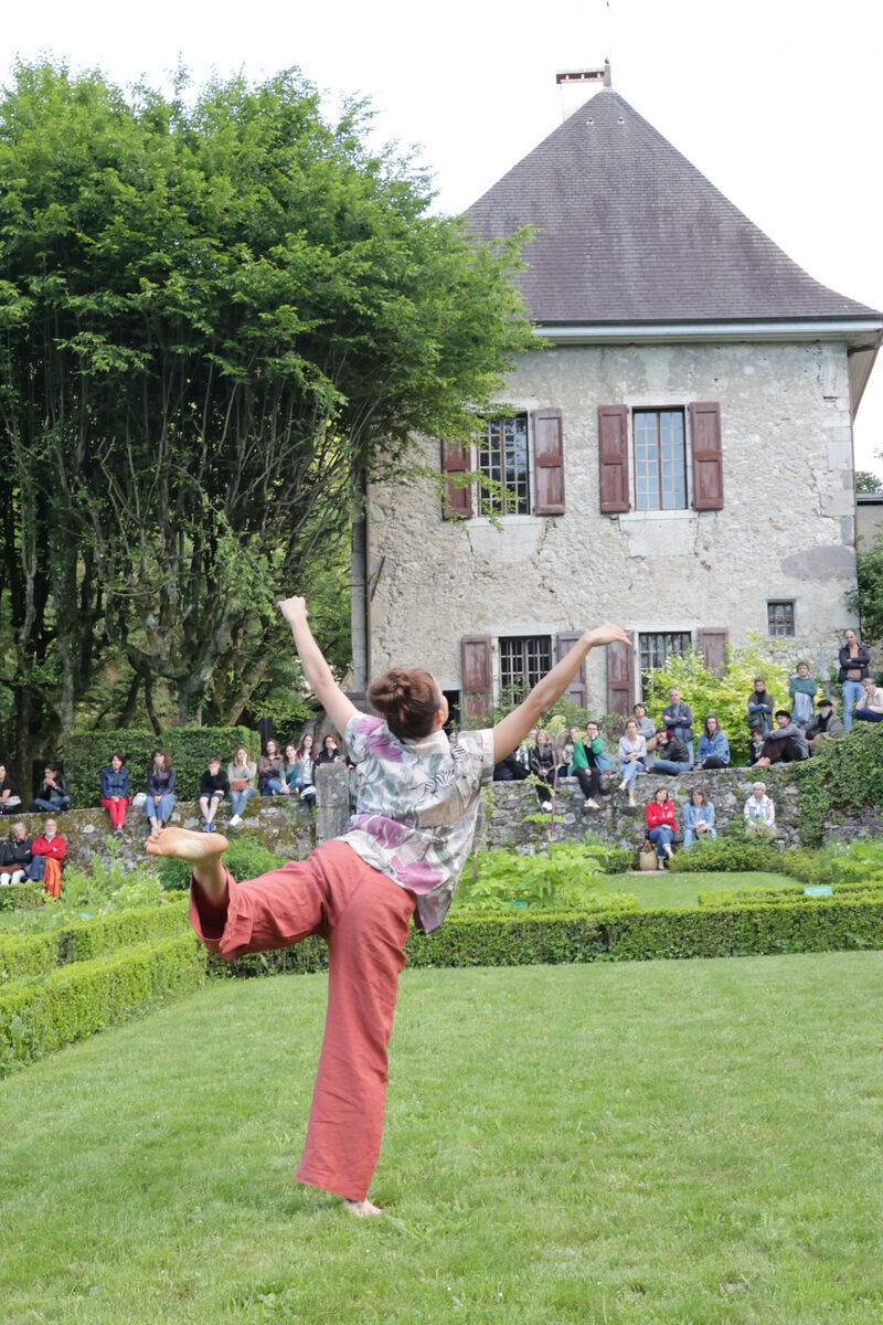 Performance dansée aux Charmettes