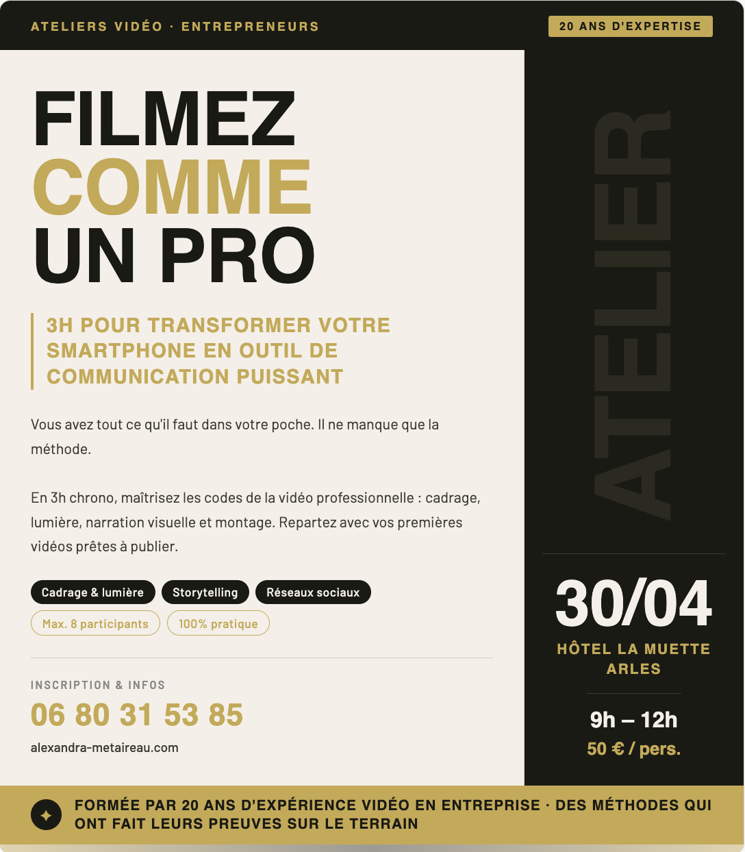 Filmez comme un pro