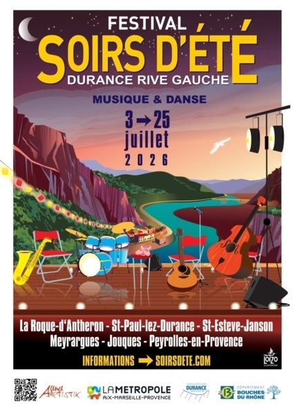 Soir d'été Durance Rive Gauche