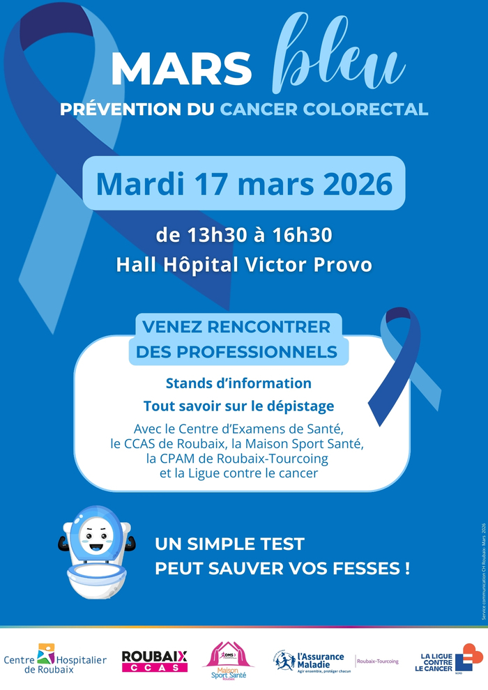 Mars Bleu prévention du cancer colorectal