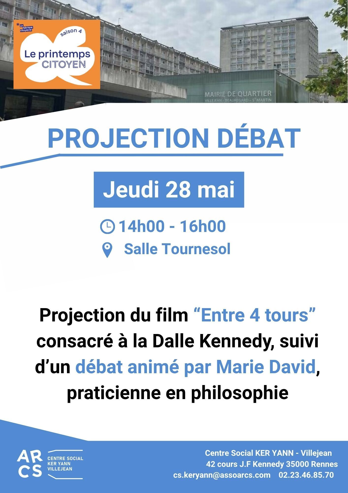 Projection débat autour du film "Entre 4 tours"