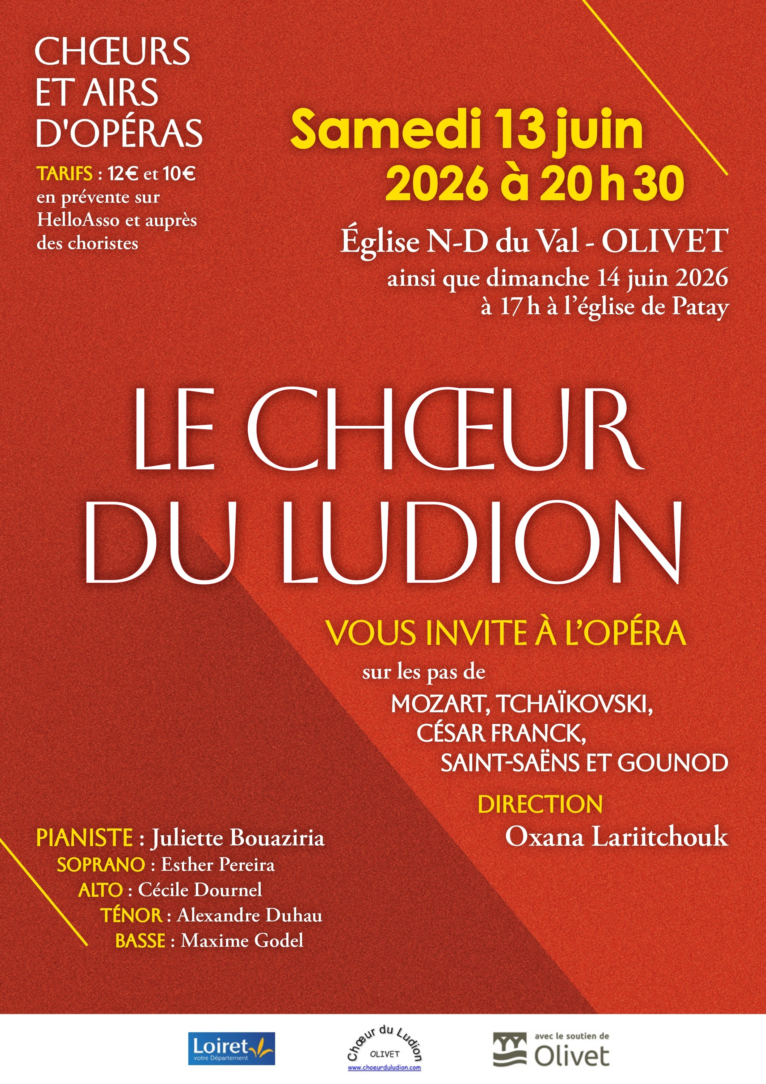 Le Chœur du Ludion vous invite à l'opéra